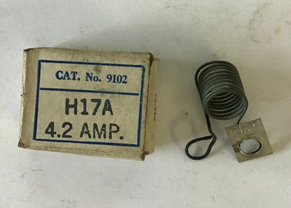 CUTLER HAMMER 9102 H17A 4.2AMP HEATER****LOTOF3****