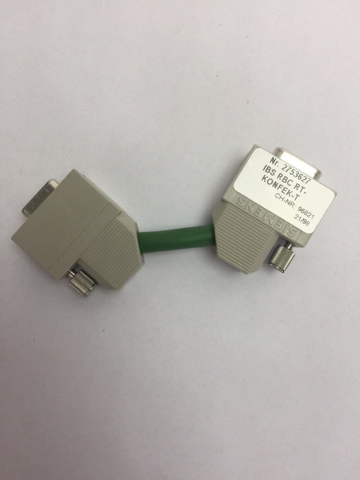 PHOENIX CONTACT IBS RBC RT-KONFEK-T CABLE CONNECTOR MALE AND FEMALE