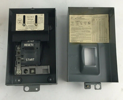 WESTINGHOUSE A100S0B MANUAL STARTER SZ.M-O 2POLE 1PH 1HP-115VAC 2HP-230VAC