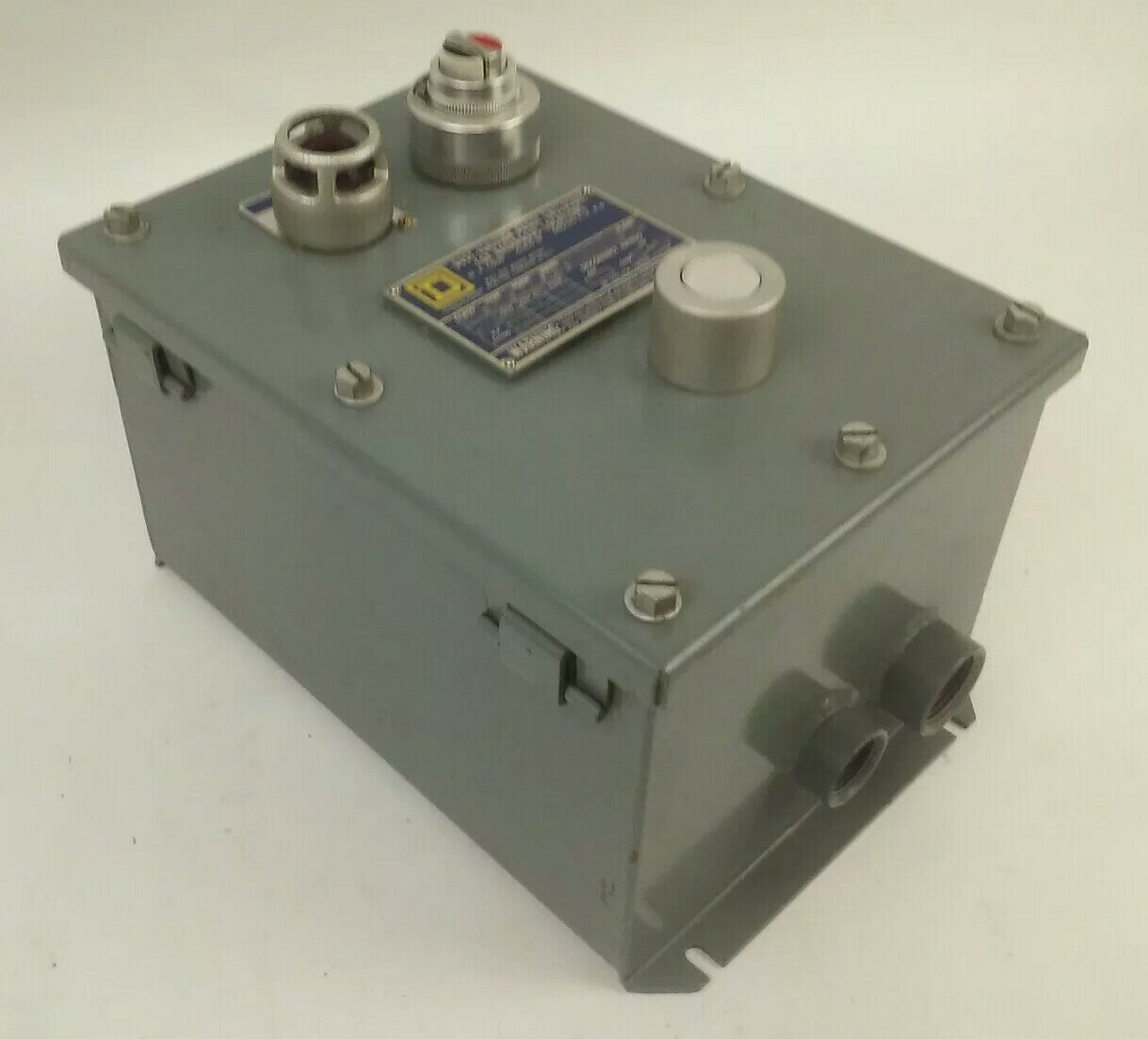 SQUARE D CLASS 8536 TYPE SBE2 8536-SBE2 DUST IGNITION PROOF ENCLOSURE START/STOP