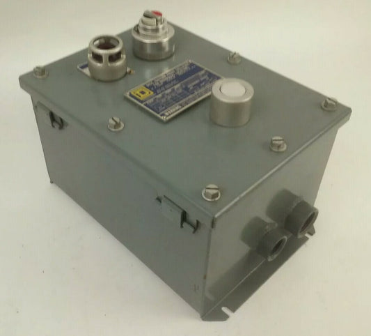 SQUARE D CLASS 8536 TYPE SBE2 8536-SBE2 DUST IGNITION PROOF ENCLOSURE START/STOP