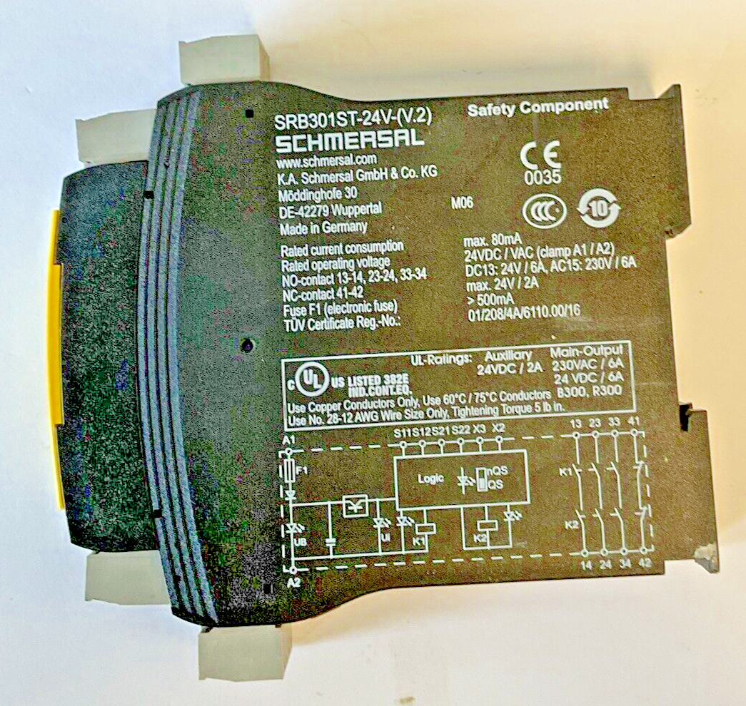 SCHMERSAL SRB301ST-24V-(V.2) SAFETY COMPONENT 24VDC/VAC