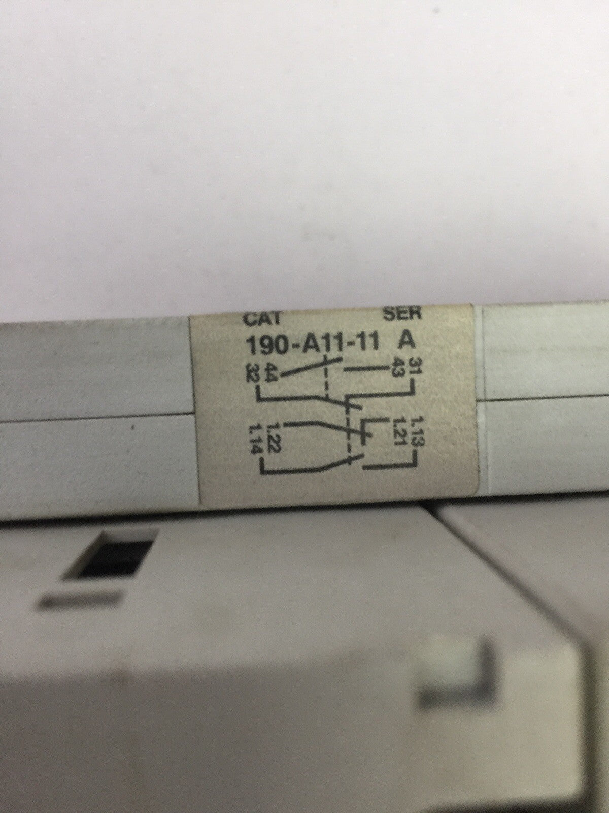 ALLEN BRADLEY MOTOR STARTER 190-P024 SER A 190-MN SER A 190-A40 SER B COIL 120V