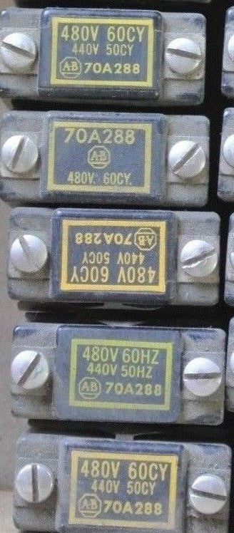 ALLEN-BRADLEY 70A288 COIL SIZE 0 440-480V, 50-60Hz  NEW SURPLUS  LOT of 5