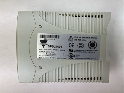 CARLO GAVAZZISPD2460 AC/DC CONVERTER POWER SUPPLY OUT 24VDC 2.5A IN 100-240VAC