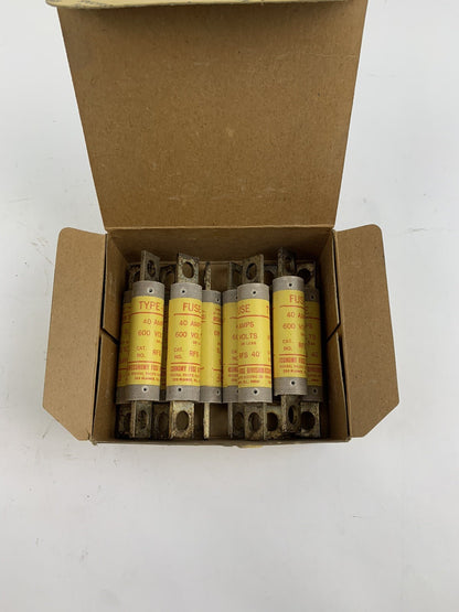 Economy Fuse RFS40 40A 600V Type-RF Fuse "Lot of 10"