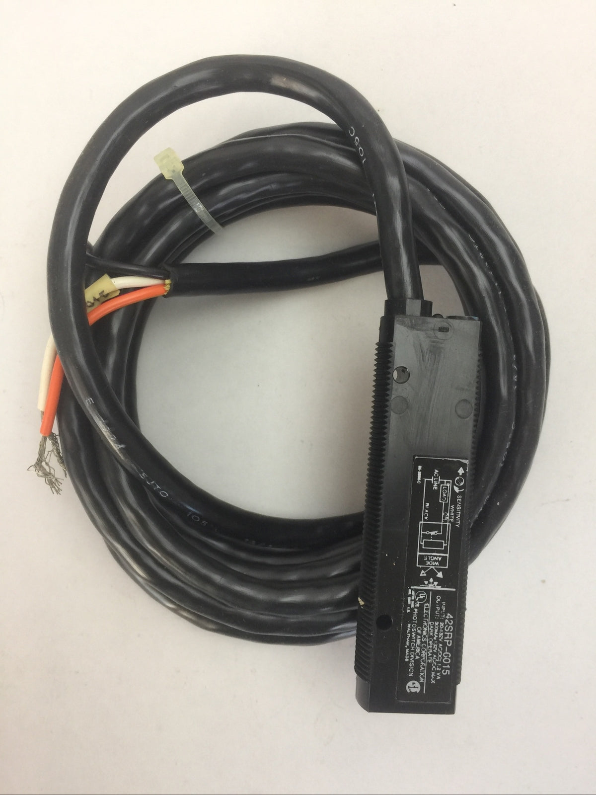 PHOTOSWITCH 42SRP-6015 WIDE ANGLE PROXIMITY CONTROL OUTPUT 300MA 132V INPUT