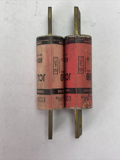 ECONOLIM JCL-90 CURRENT LIMITING FUSE 90AMP 600VAC (LOT OF 2)