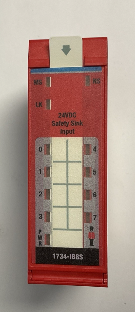 ALLEN BRADLEY 1734-IB8S INPUT MODULE SER B INPUT 11-30VDC @ 2.8A