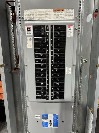 Cutler Hammer PRL1A Panelboard 150AMP 120/208V 3PH 4W 30 Space 100AMP Main