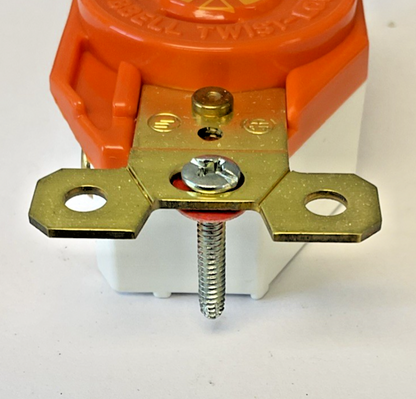 HUBBELL IG2310 RECEPTACLE 2POLE 3 WIRE 20A 125VAC/DC ****LOTOF2****