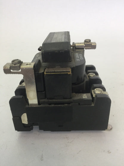 GE CR305A0 SIZE 00 CONTACTOR 600VAC 10A 2HP 3PH 55-153472G002 COIL 115-120V 60HZ