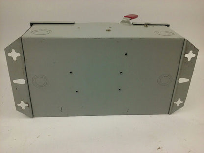 WESTINGHOUSE, HUN362, SAFETY SWITCH, 60A, 600V, 3P, TYPE 1 INDOOR, MISSING PARTS