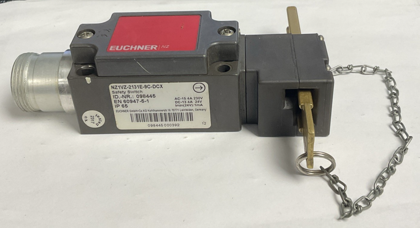 EUCHNER NZ1VZ-2131E-9C-DCX INTELOCK SAFETY SWITCH 4A 230VAC 24VDC