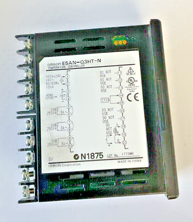 OMRON E5AN-Q3HT-N TEMPERATURE CONTROLLER 240VAC 50/60HZ 10VA