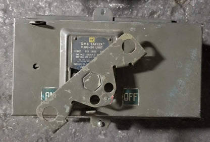 Square D SD-3603 30 Amp 600 VAC QMB Saflex Plug-In Unit 3 Phase 3 Wire SD3603