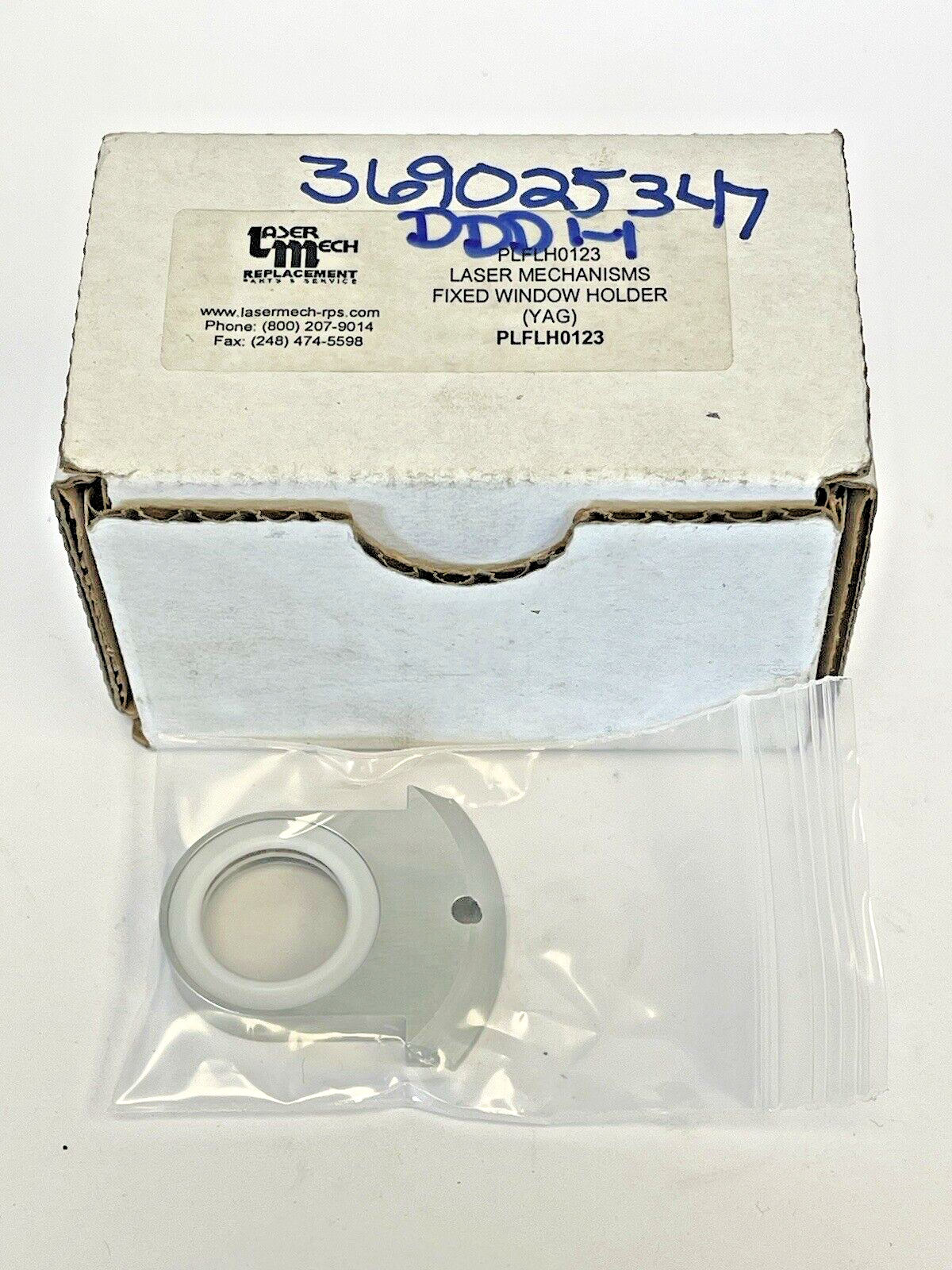 LASER MECH - PLFLH0123 - LASER MECHANISMS FIXED WINDOW HOLDER - (YAG)