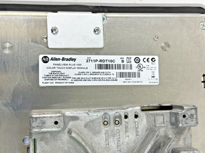 ALLEN-BRADLEY - 2711PC-T10C4D8 SER. A - PANELVIEW PLUS 1000 ASSEMBLED TERMINAL