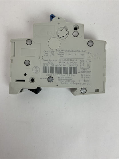 ALLEN BRADLEY 1492-SPM1D050 PROTECTOR 277VAC 48VDC SER D (LOT OF 2)