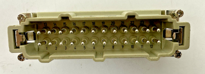 HARTING HAN 24E-M-S 0933024 PIN INDUSTRIAL MALE CONNECTOR 16 A 500 V