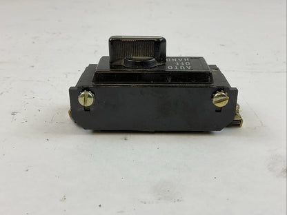 SQUARE D 9999 SC-2 SELECTOR SWITCH AUTO OFF HAND (LOT OF 2)