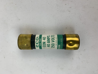 Economy Fuse One-Time EON40 40A 250V Fuse "Lot of 10"