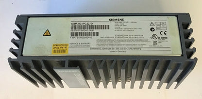 SIEMENS 6ES7647-8AG40-2AA1 ATOM E660 SIMATIC BOX PC 2GB 1,3GHZ IPC227D