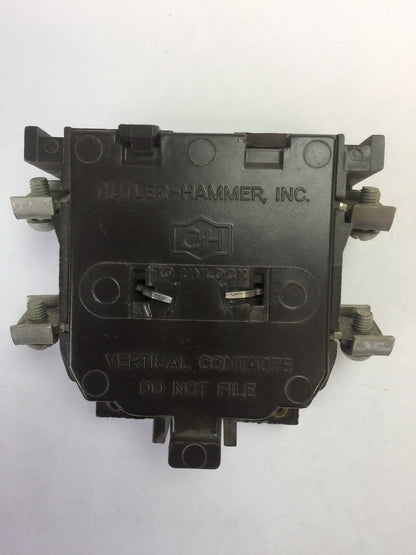CUTLER HAMMER 10-1331-2 CONTACT BLOCK