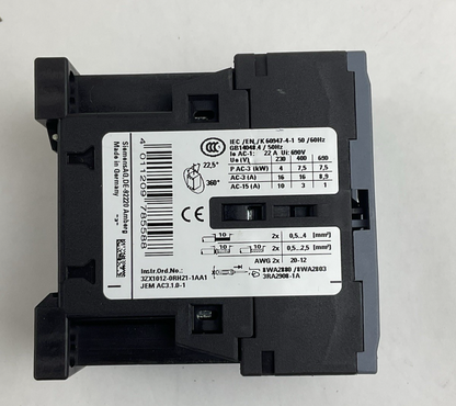 SIEMENS POWER CONTACTOR 3RT2018-2BB41 / 24V DC