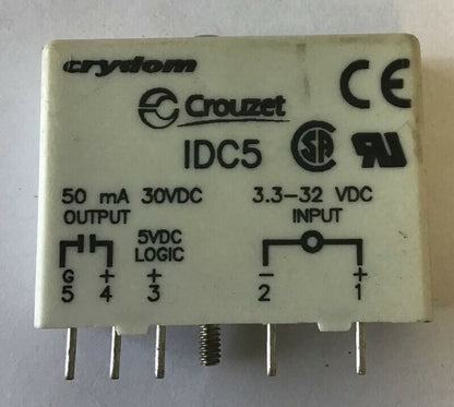 CRYDOM IDC5 CROUZET 50MA 30VDC INPUT LOGIC***LOTOF5***