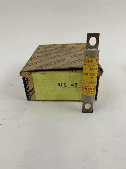 Economy Fuse RFS45 45A 600V Type-RF Fuse "Lot of 10"