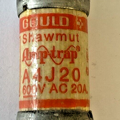 GOULD A4J20 FUSE 600VAC 20A ***LOTOF7***