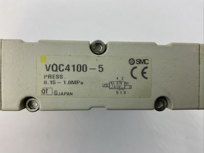 SMC SOLENOID VALVE VQ4100-5 ARBQ4000-N0 VQ 4000