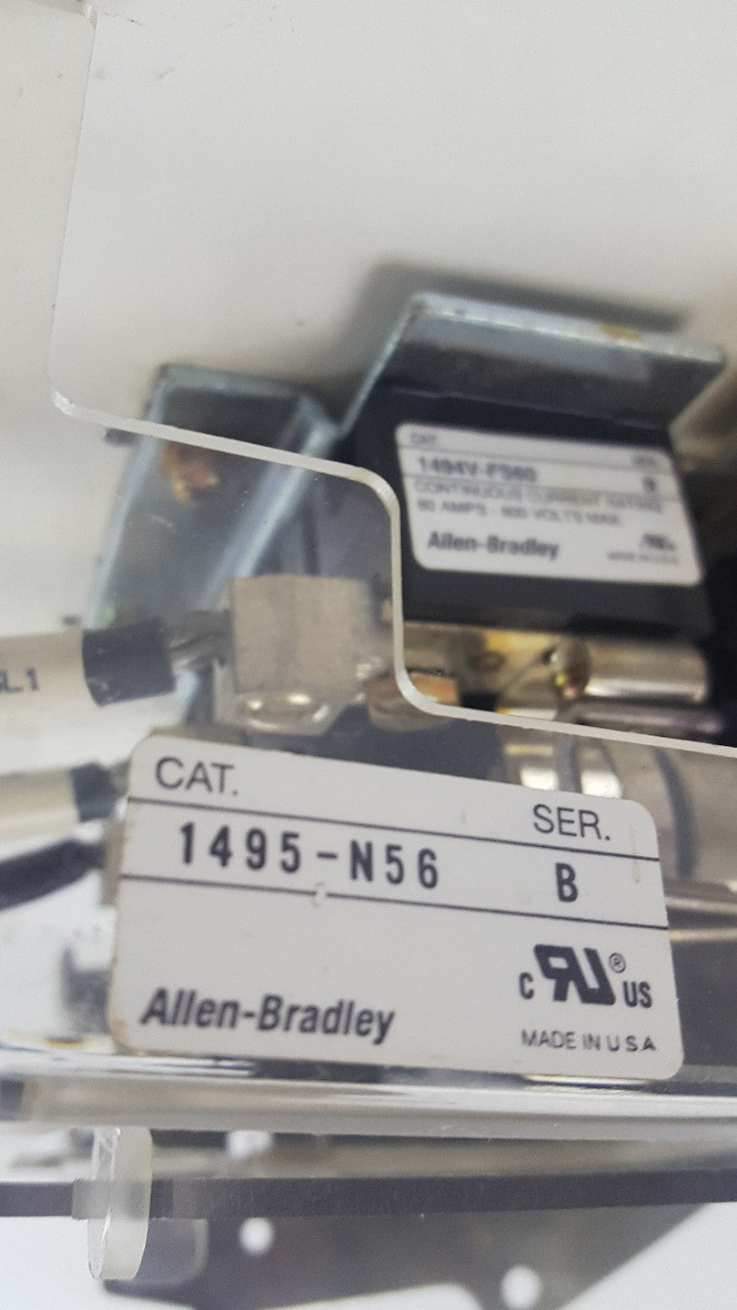 ALLEN BRADLEY FUSABLE DISCONNECT SWITCH  1494V-DS60 1494V-F560 1495-N56