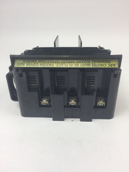 ALLEN BRADLEY 1494V-DH233 FUSIBLE DISCONNECT SWITCH KIT 30A 250V CHIPPED PLASTIC