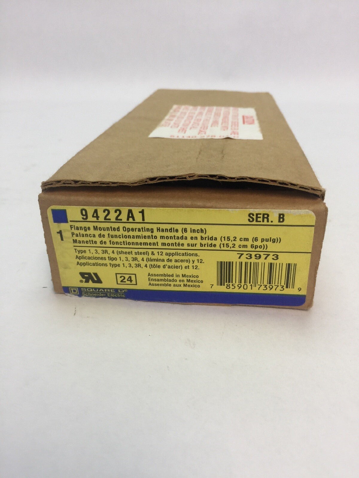 SQUARE D 9422TCN30 30A NON-FUSIBLE DISCONNECT SWITCH 600V AC/DC 9422A1