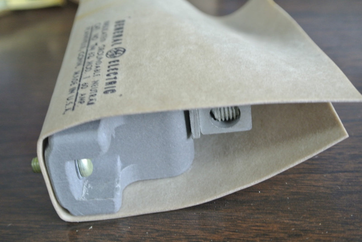 GE TNI62 - INSULATED GROUNDABLE NEUTRAL - 600VAC, 250VDC 60A MAX - NEW SURPLUS