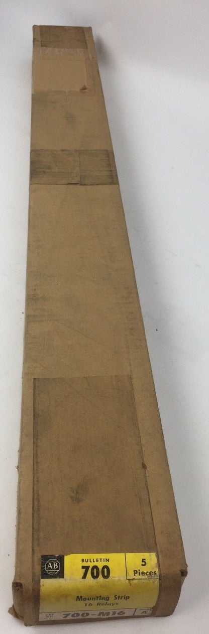 ALLEN BRADLEY 700-M16 MOUNTING STRIP 16 RELAYS 5 PIECES SERIES A
