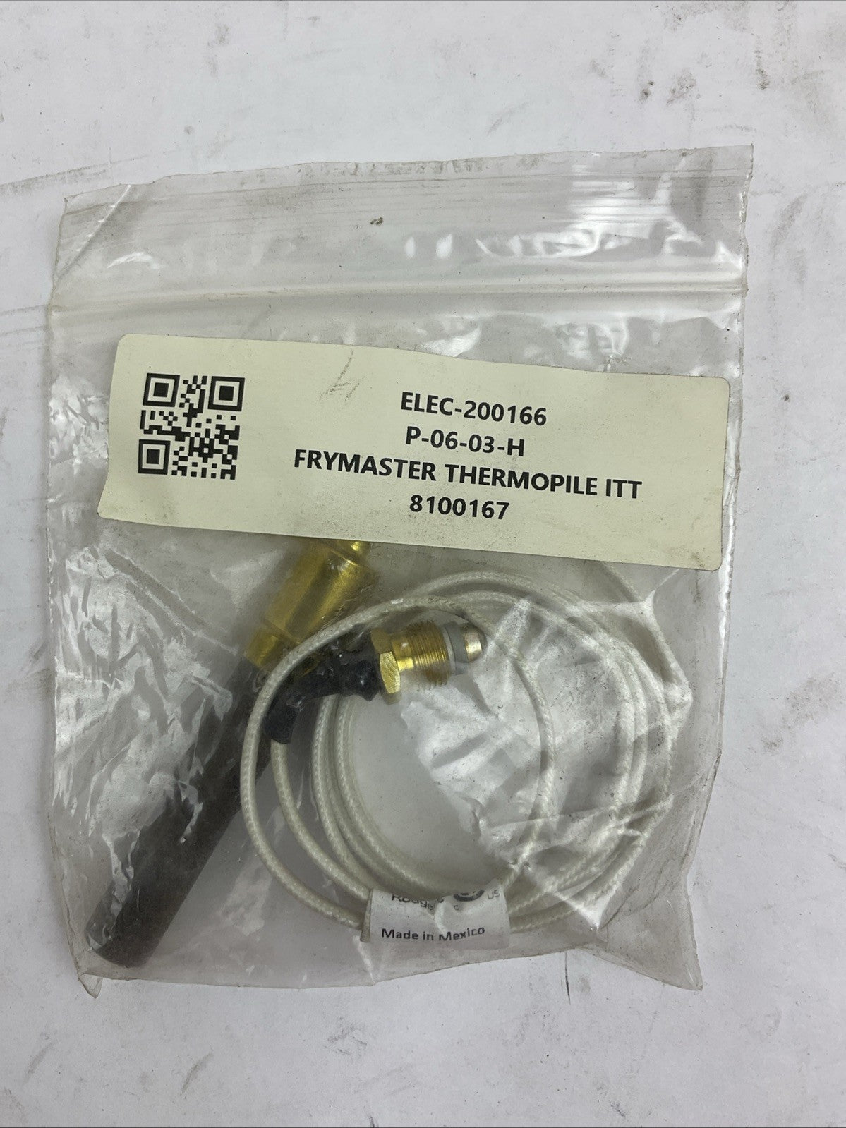 P-06-03-H FRYMASTER THERMOPILE ITT 8100167