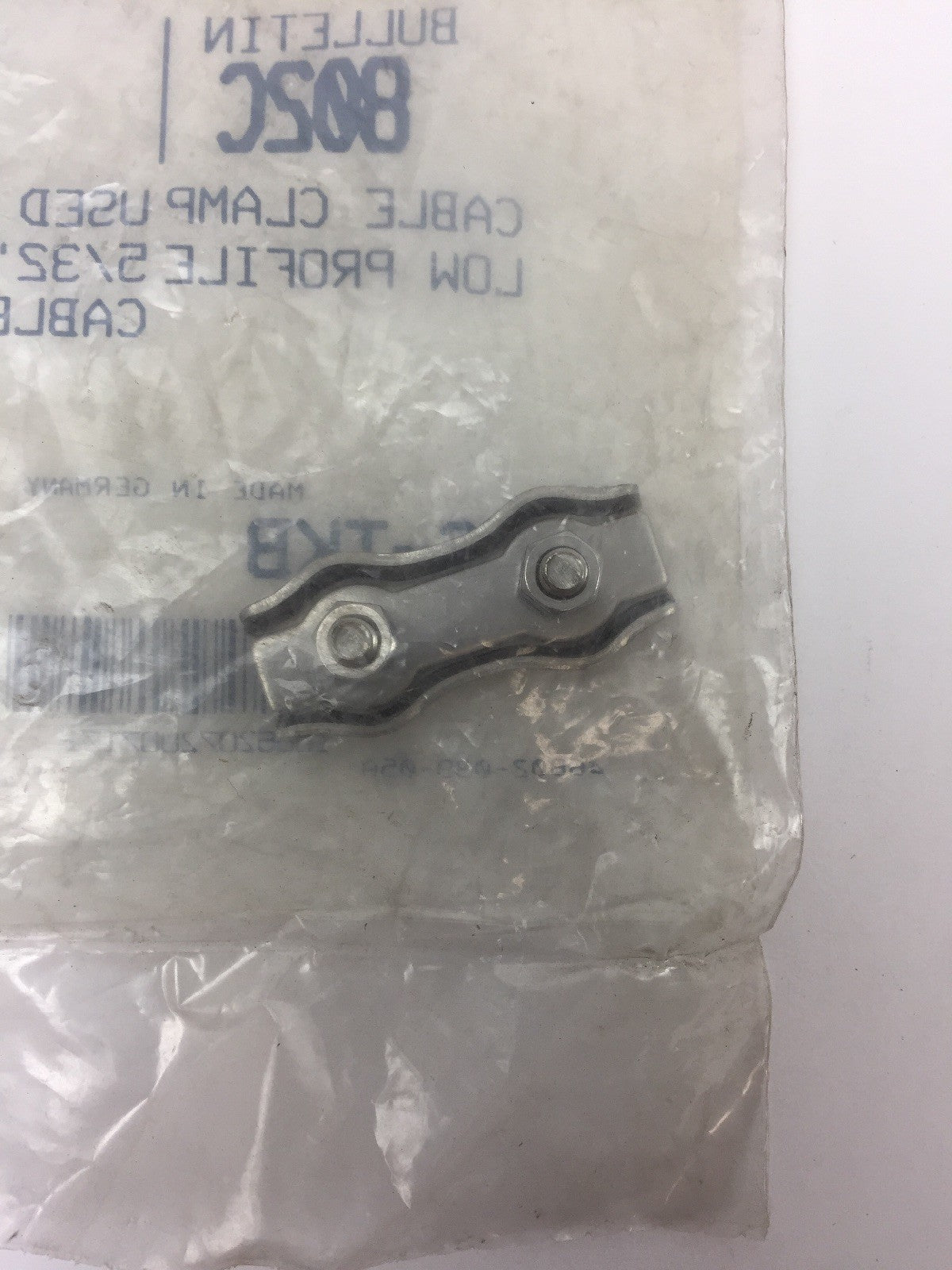 ALLEN BRADLEY 802C-TKB CABLE CLAMP USED W/ LOW PROFILE 5/32" DIA CABLE
