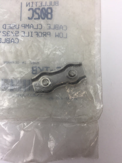 ALLEN BRADLEY 802C-TKB CABLE CLAMP USED W/ LOW PROFILE 5/32" DIA CABLE