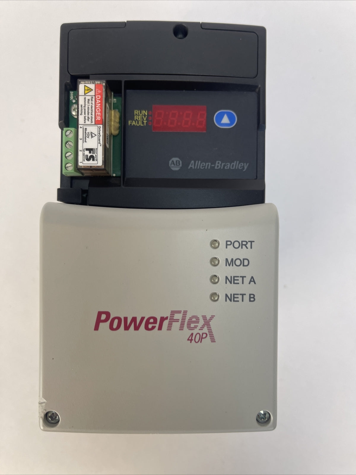 ALLEN BRADLEY 22D-D2P3N104 POWER FLEX 40P AC DRIVE OUTPUT 0-460VAC INPUT 380-480