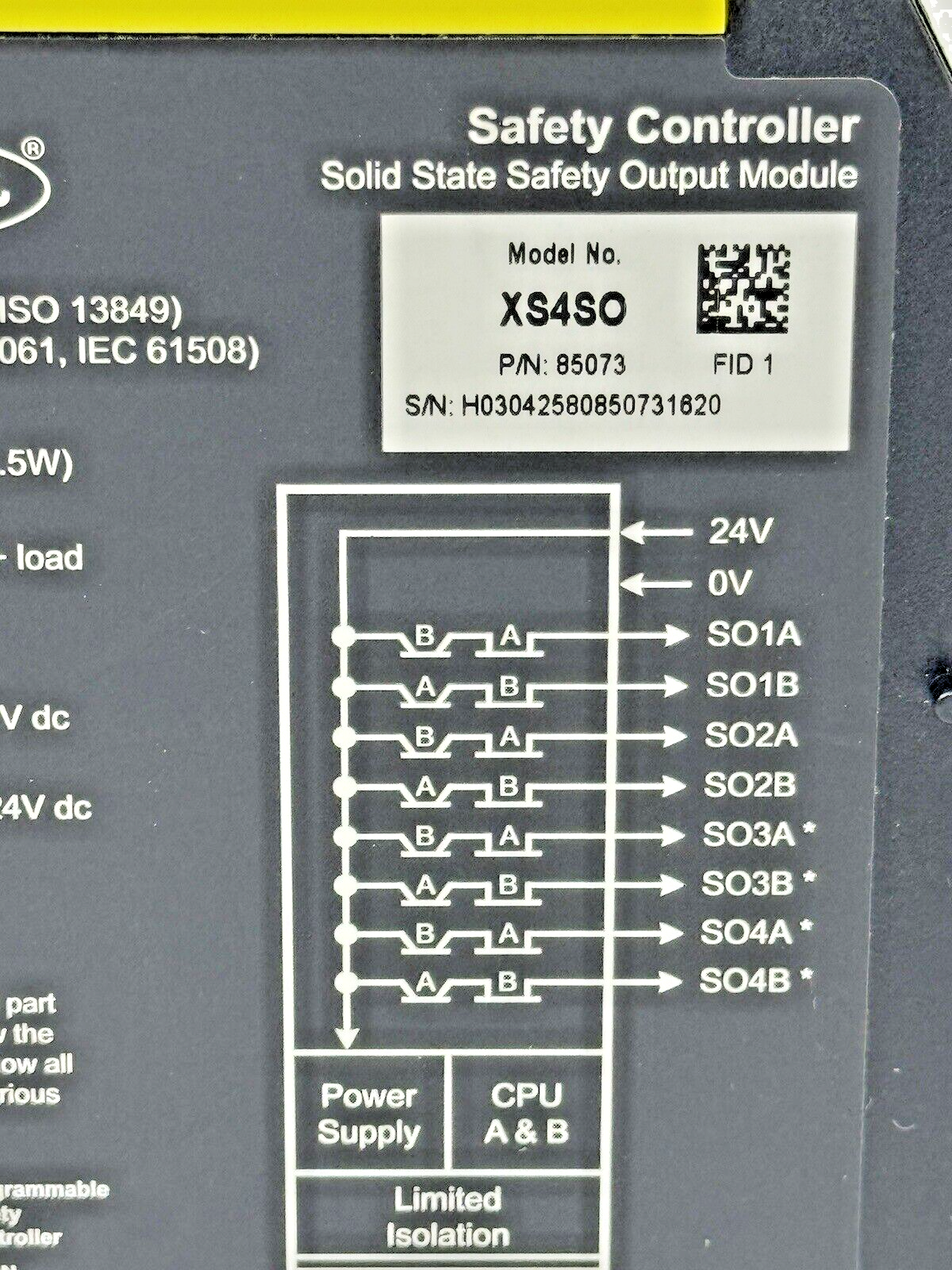 BANNER - XS4so - SAFETY CONTROLLER EXPANSION MODULE - 4 PAIR PNP SAFETY OUTPUTS