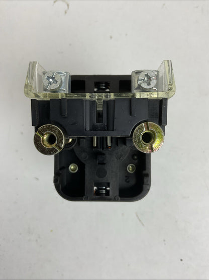 ALLEN BRADLEY 800T-FXTQ12A SER T 12V AMBER CAP 2 POSITION TWIST-RELEASE PUSHBUTT