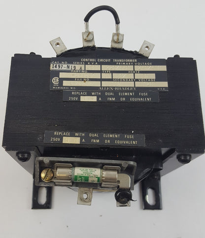 Allen-Bradley 1497-N19 Series A 500 K.V.A. Control Circuit Transformer 120V 50H