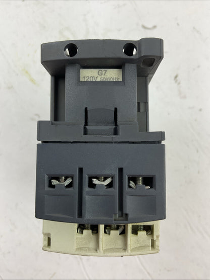 SCHNEIDER STARTER LC1 D09 CONTACTOR 25A 600VAC 7.5HP LRD 08 RELAY 2.5-4A