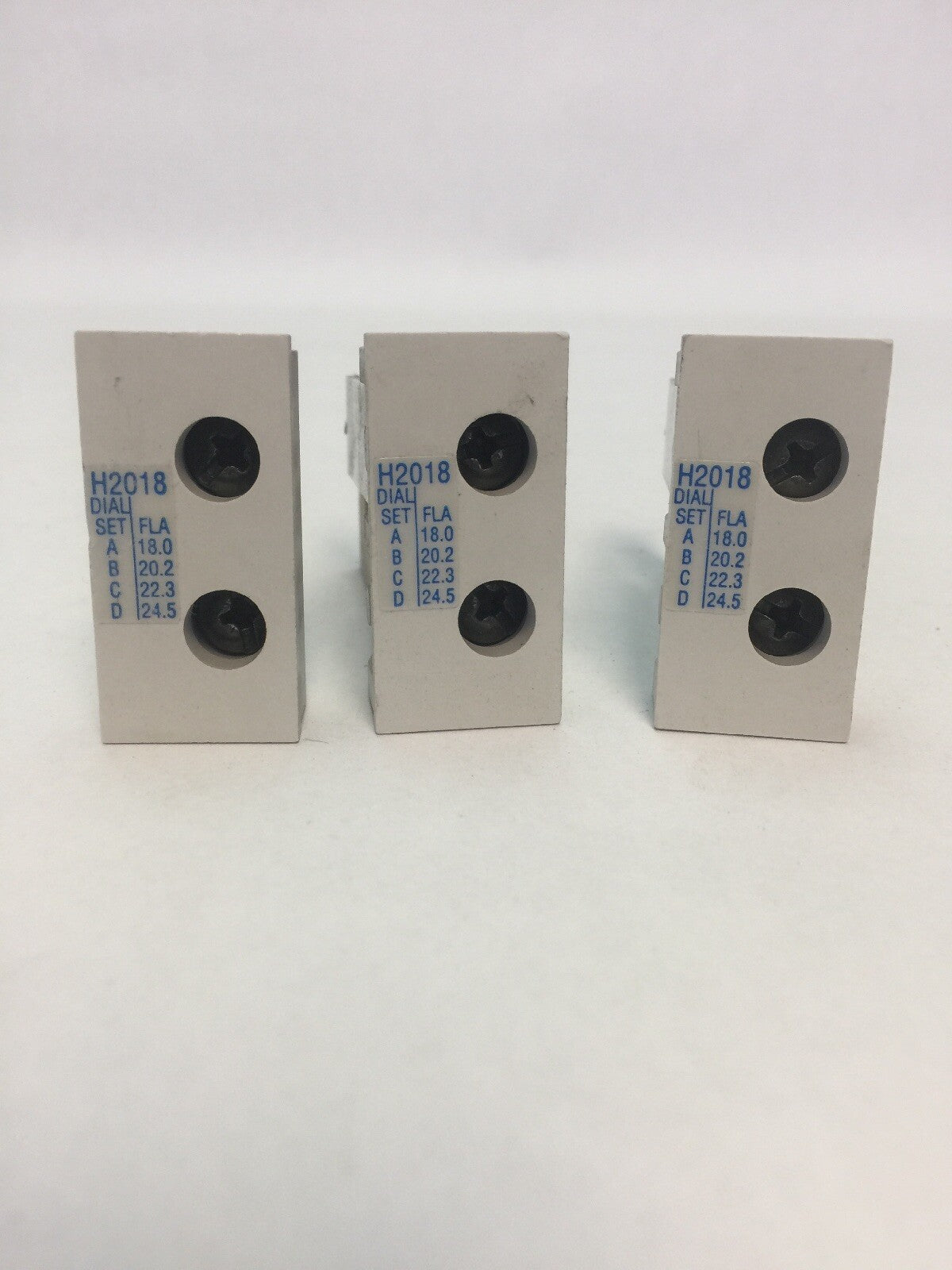 CUTLER HAMMER H2018-3 HEATER PACK (SET OF THREE) 18.0-24.5 AMP