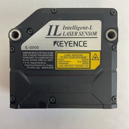 KEYENCE IL-2000 INTELLIGENT-L LASER SENSOR