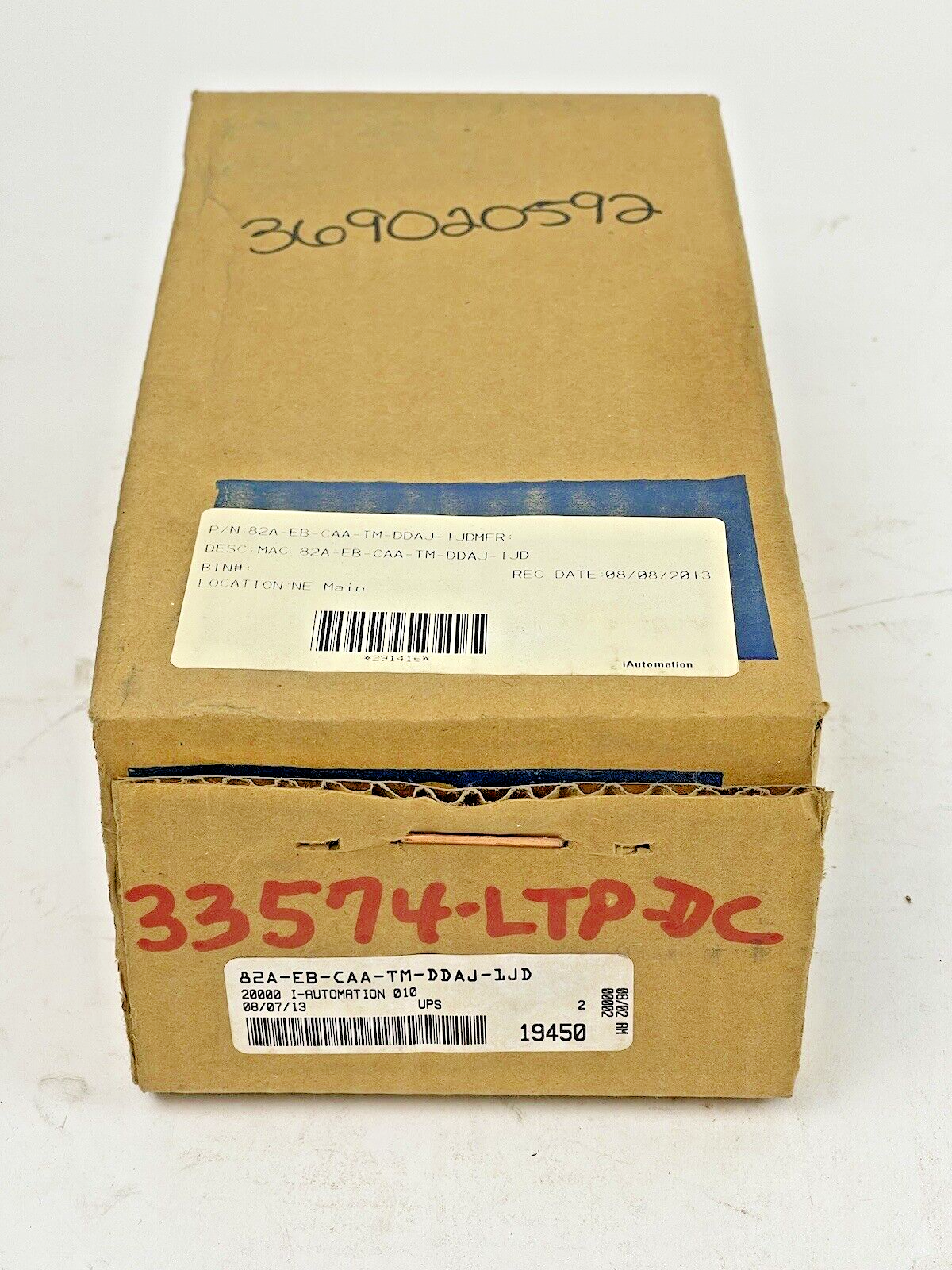 MAC - 82A-EB-CAA-TM-DDAJ-1JD - DOUBLE SOLENOID VALVE - 150 PSI, 24 VDC,  5.4W
