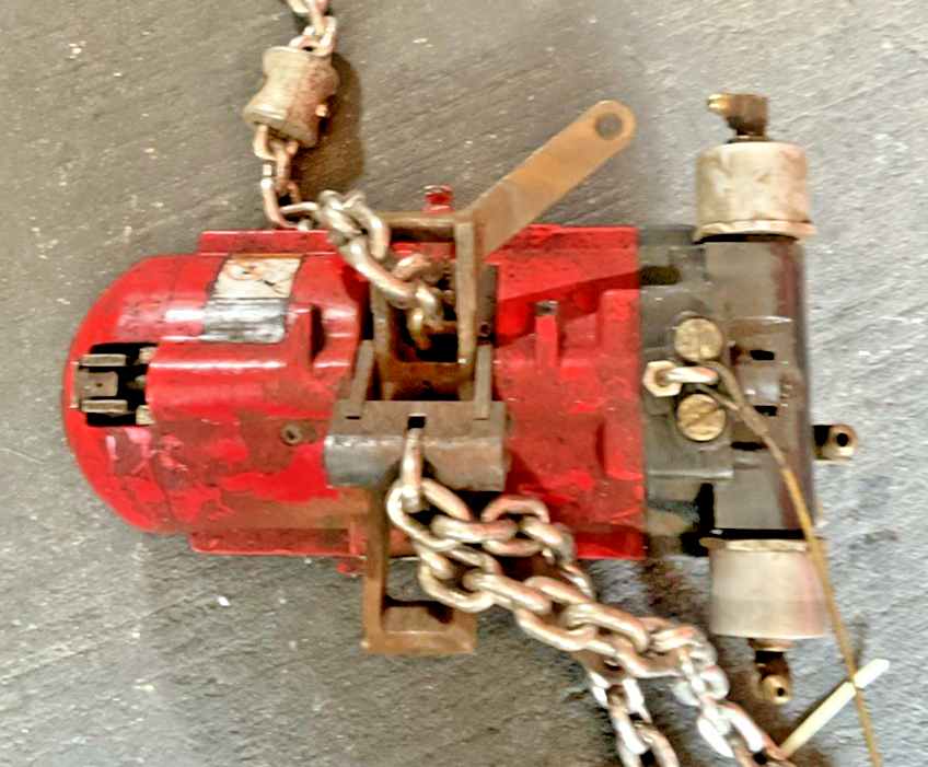 INGERSOLL RAND 7799AL-3HA14-R10U 15FT CHAIN HOIST 3000LBS W/ TROLLEY TIR-A53